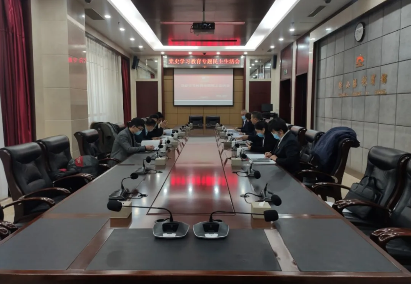 15vip太阳集团官网 温泉集团党委班子召开党史学习教育专题民主生活会